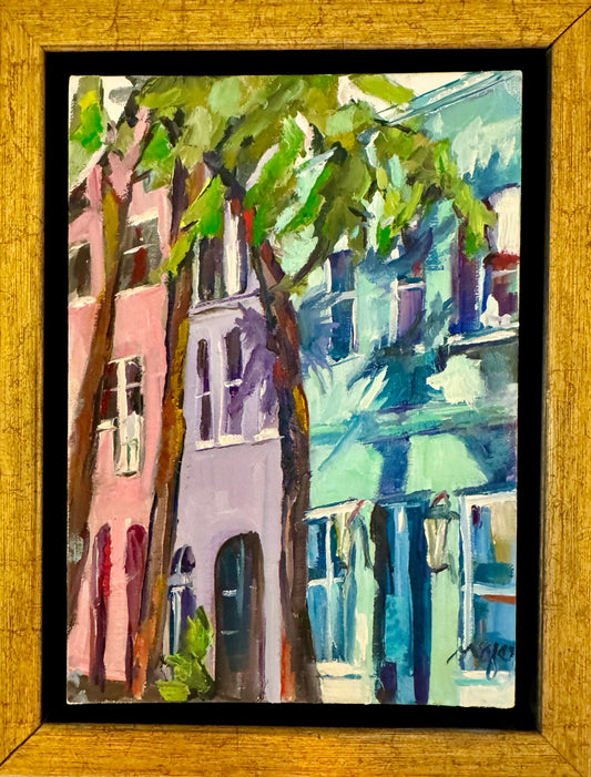 "The French Quarter", 7 x 9