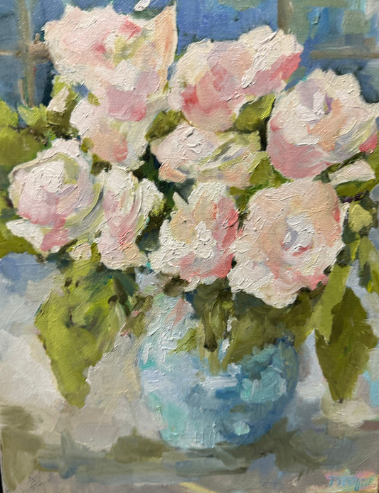 "Powder Pinks", 13 x 16