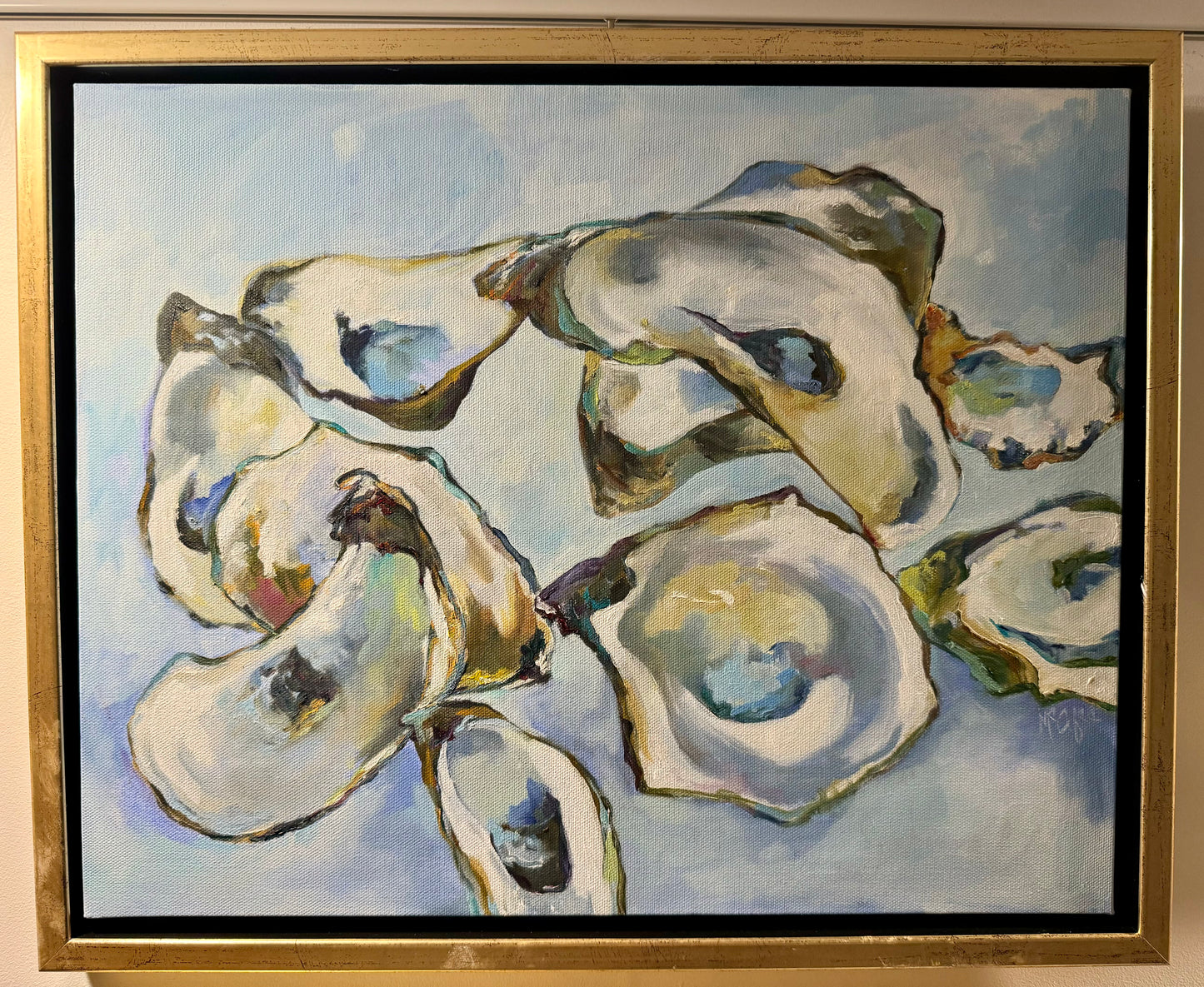 "Oyster Cluster", 22 x 18