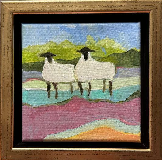 "Mountain Sheep", 8 x 8