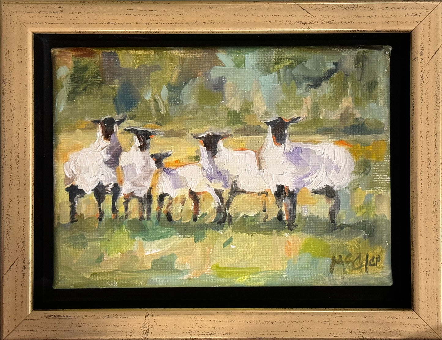 "Family of Five", 9 x 7