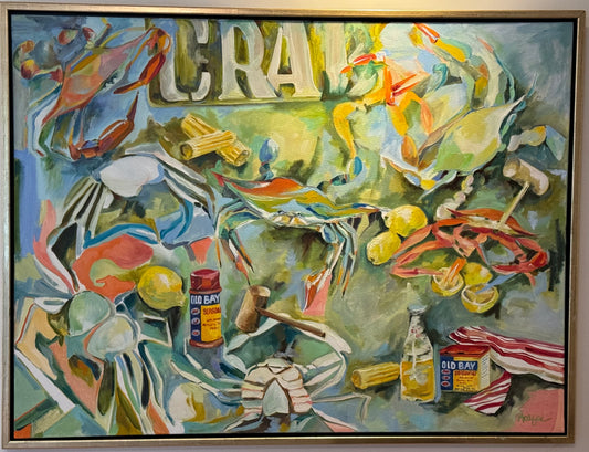 "Crab Feast", 50 x 38