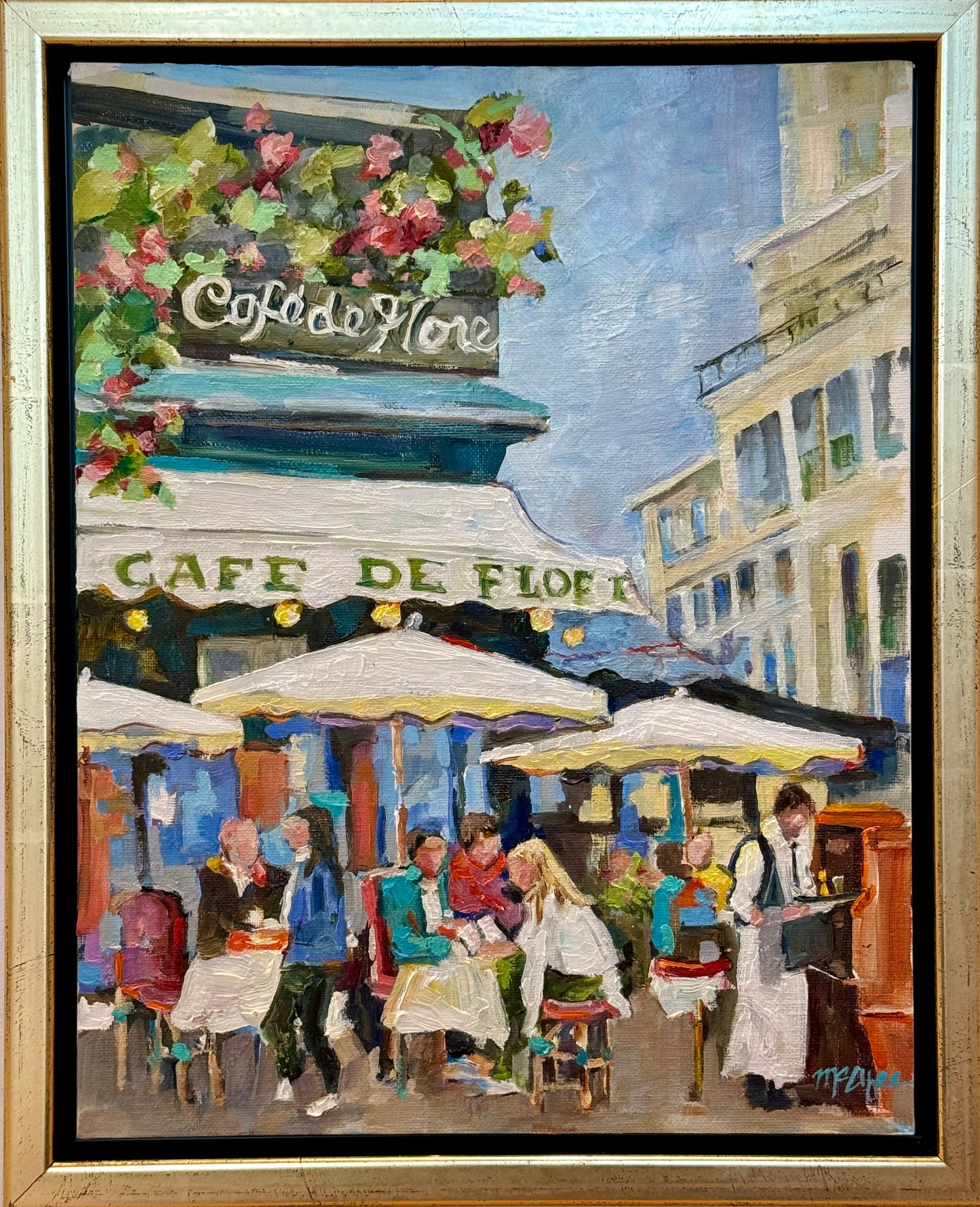 "Cafe Flore Paris", 13 x 16