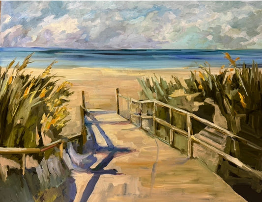 "Golden Walkway", 24 x 18