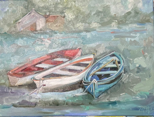 "Moored", 28 x 20